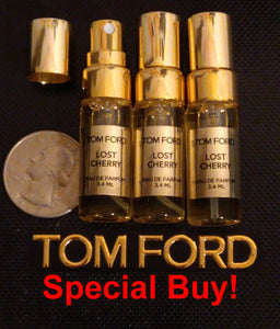 Special Buy 3 Lost Cherry Authentic Tom Ford Perfume Samples