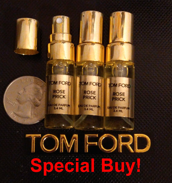 Special Buy 3 Rose Prick Authentic Tom Ford Perfume Samples